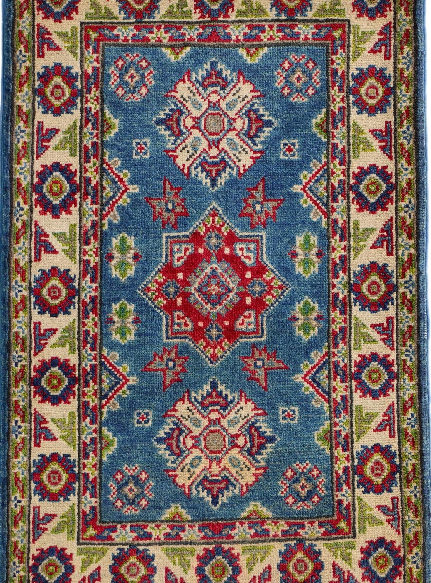 2' x 3' 4 Hand Knotted Kazak Rug
