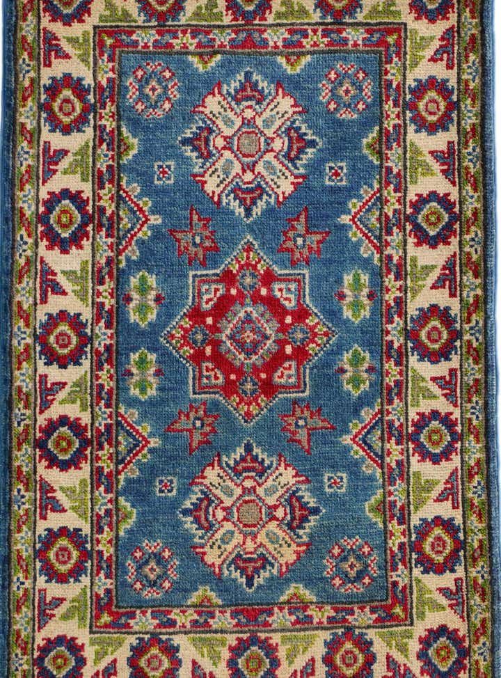 2' x 3' 4 Hand Knotted Kazak Rug