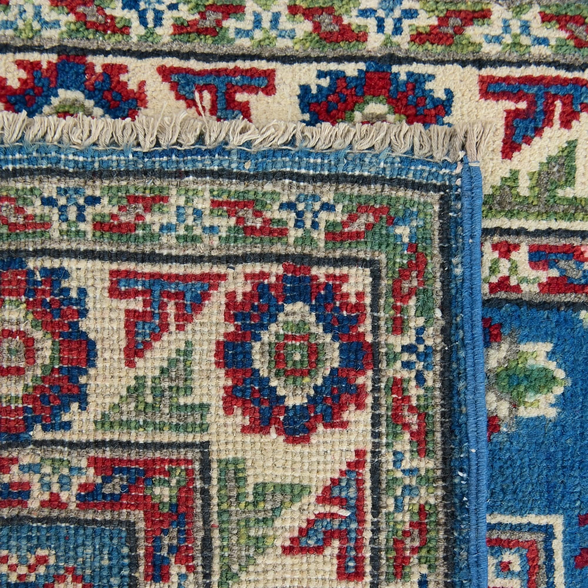 Detail image 12 of 12: 2' x 3' 4 Hand Knotted Kazak Rug