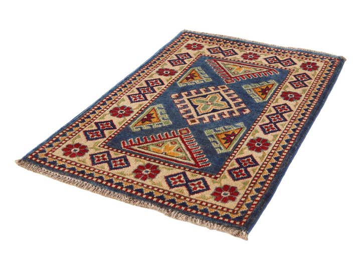 2' x 2' 11 Hand Knotted Kazak Rug
