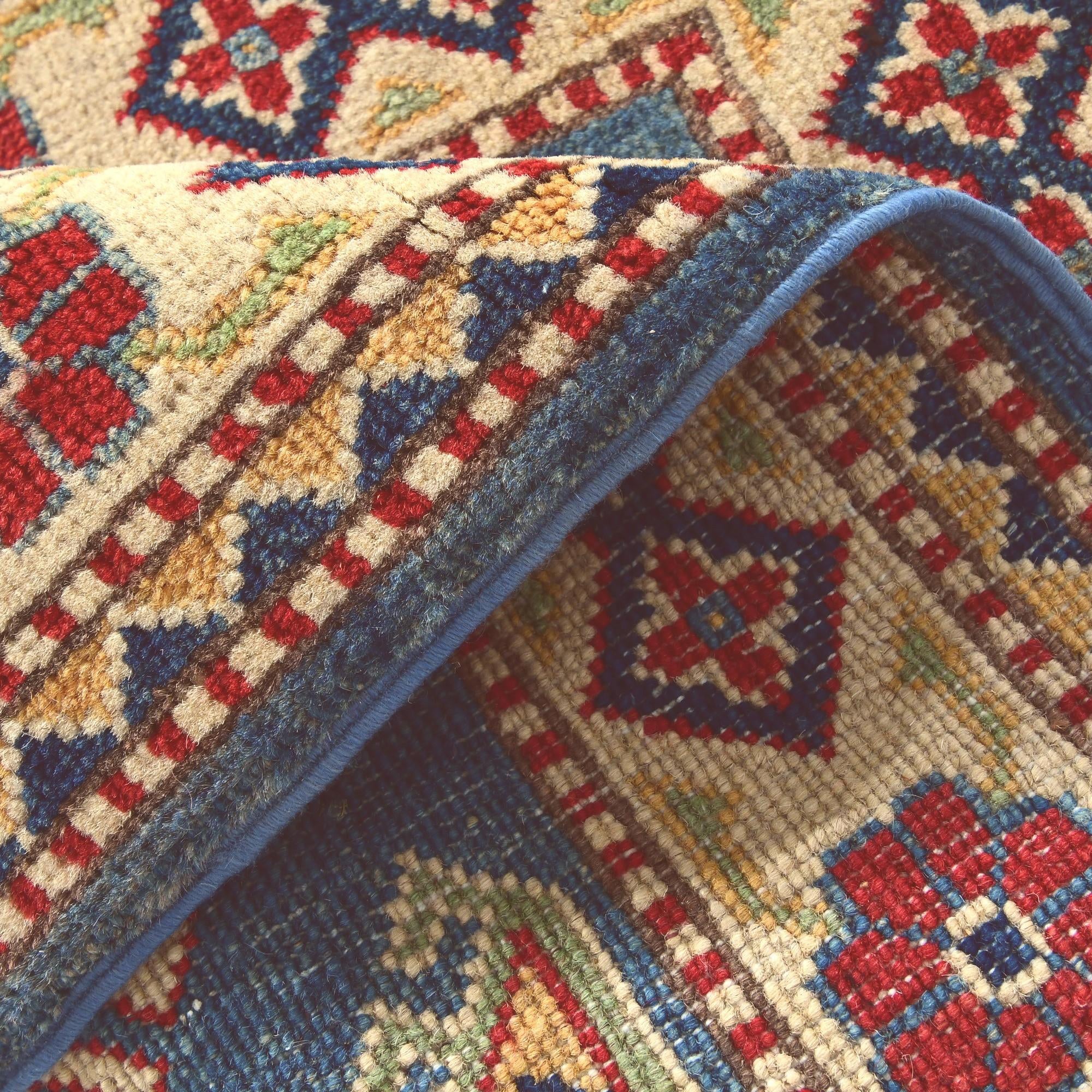 2' x 2' 11 Hand Knotted Kazak Rug
