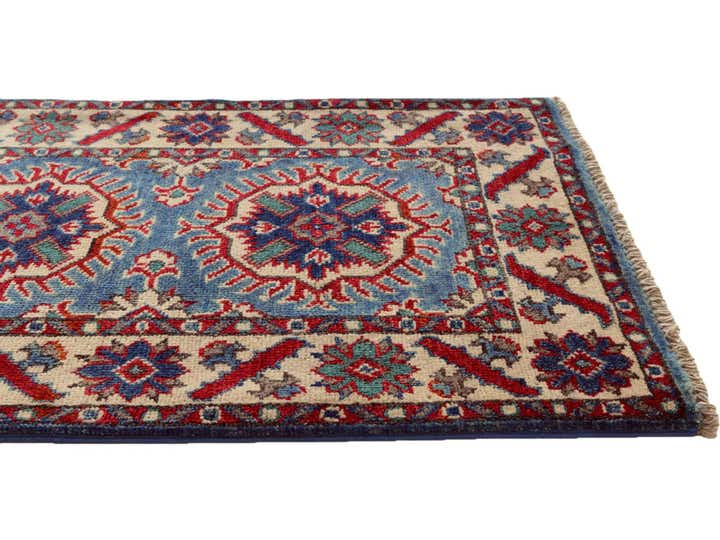 2' x 3' 1 Hand Knotted Kazak Rug