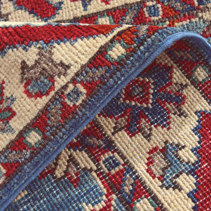 Detail image of 2' x 3' 1 Hand Knotted Kazak Rug