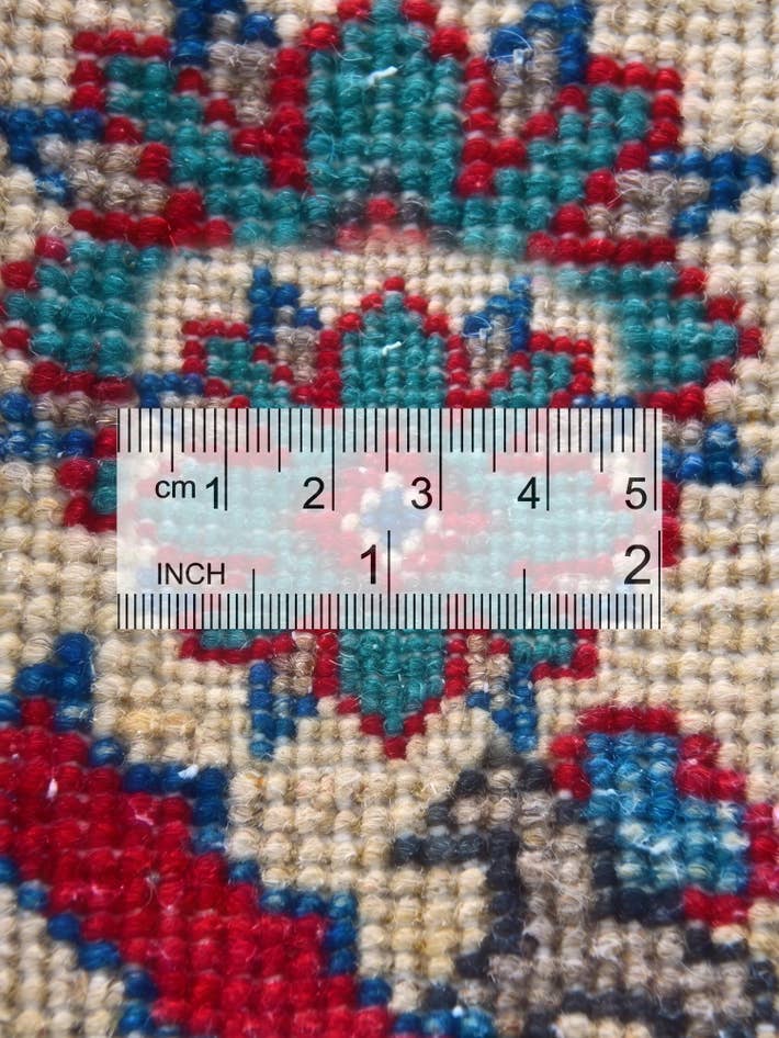 Detail image of 2' x 3' 1 Hand Knotted Kazak Rug