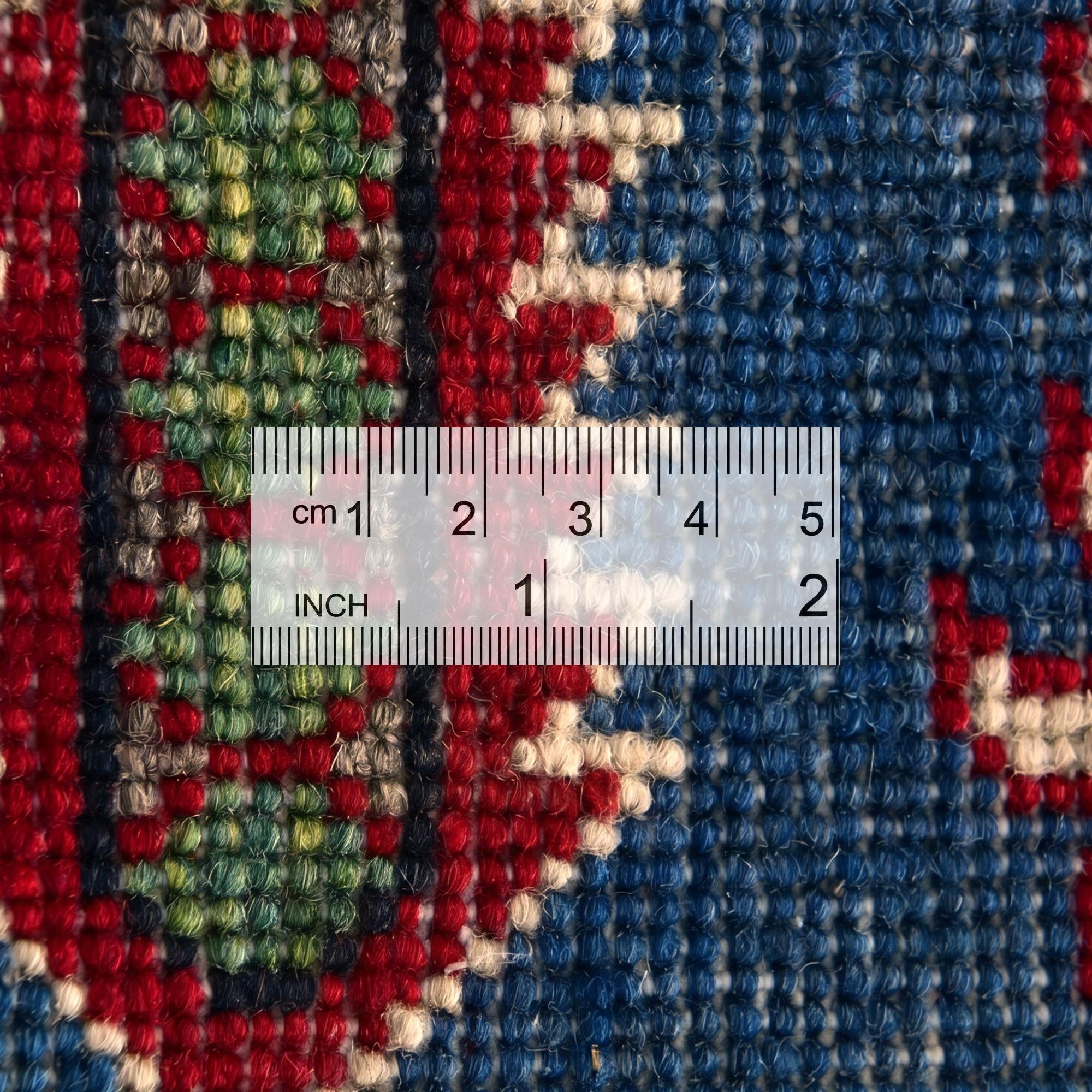 2' 1 x 3' Hand Knotted Kazak Rug