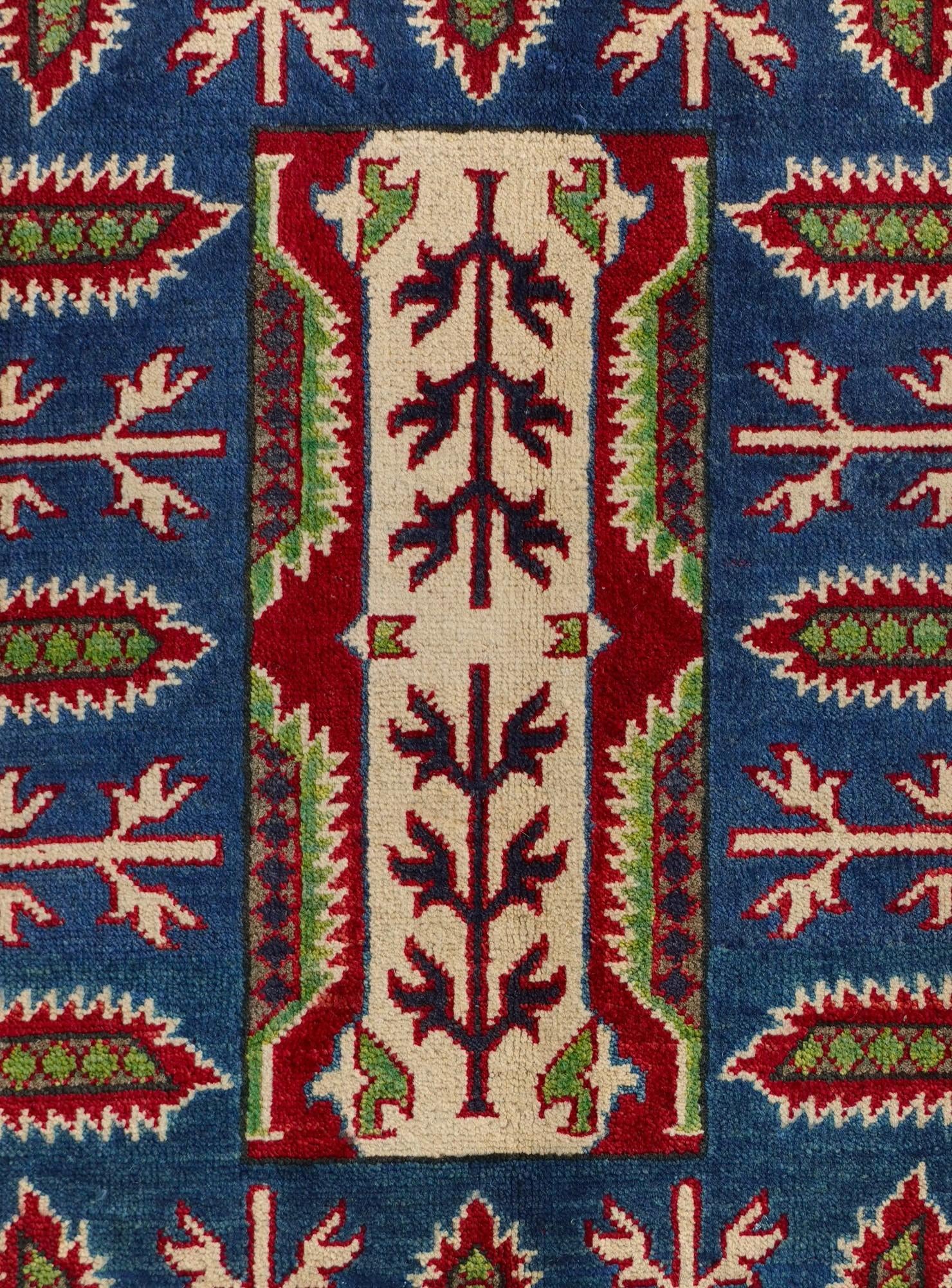 2' 1 x 3' Hand Knotted Kazak Rug