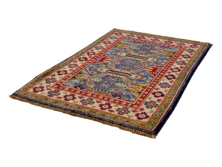 Detail image of 2' x 3' Hand Knotted Kazak Rug