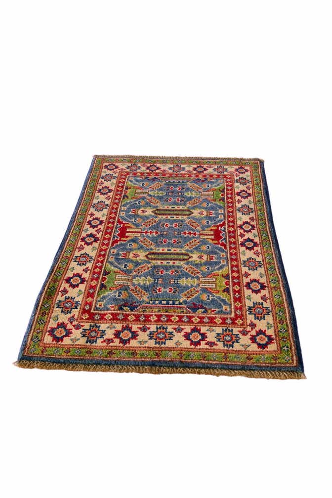 2' x 3' Hand Knotted Kazak Rug