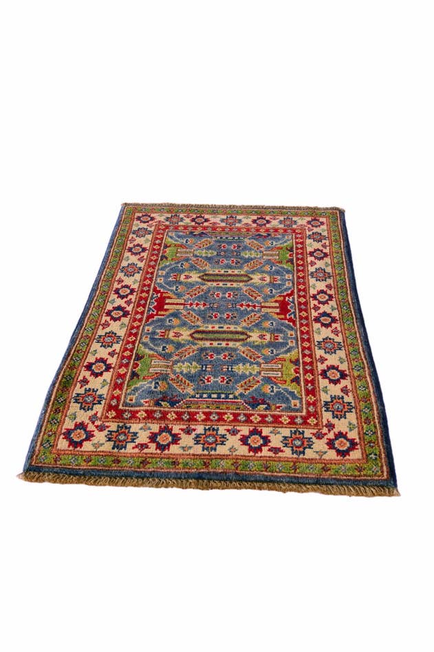 Detail image of 2' x 3' Hand Knotted Kazak Rug