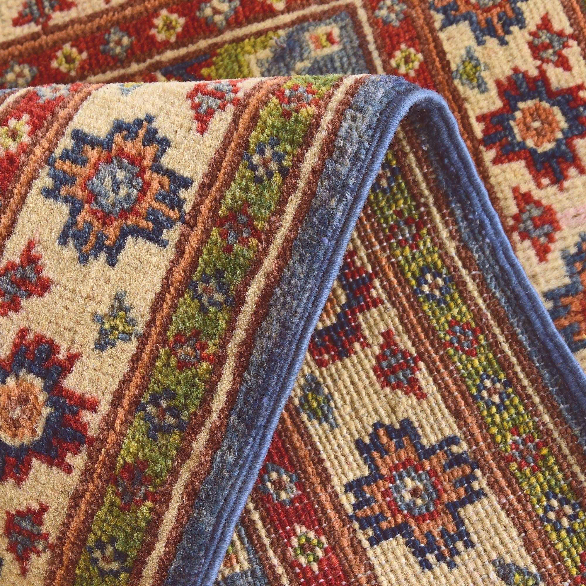 2' x 3' Hand Knotted Kazak Rug