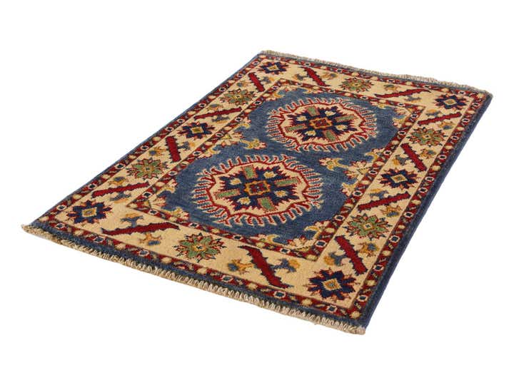 2' x 3' Hand Knotted Kazak Rug