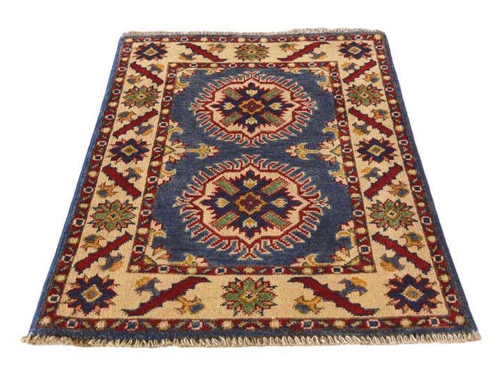 2' x 3' Hand Knotted Kazak Rug