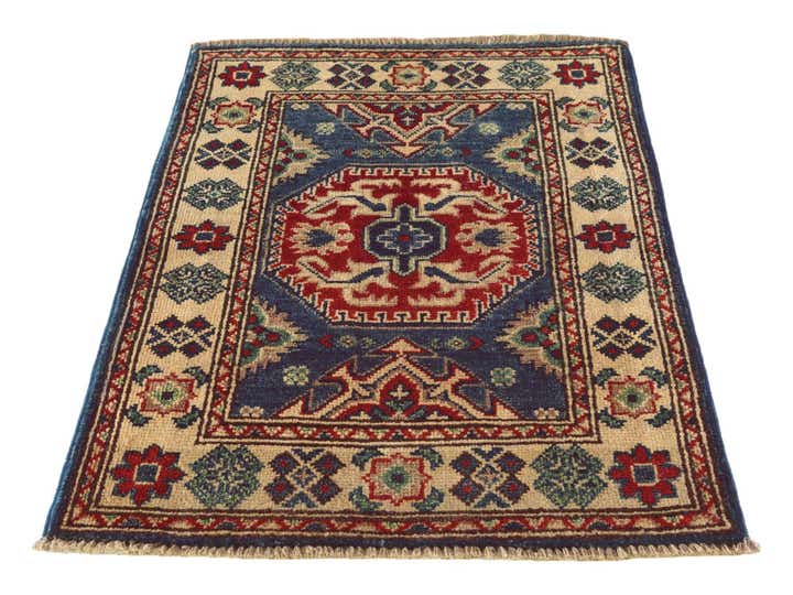 2' 1 x 3' Hand Knotted Kazak Rug
