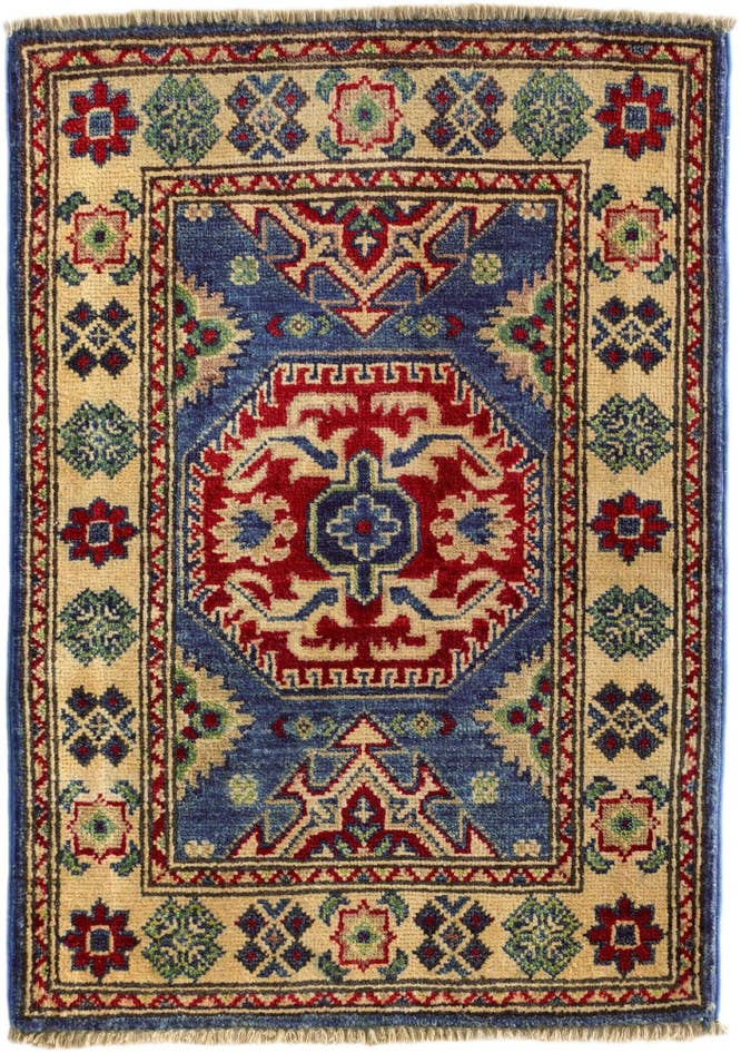 Detail image of 2' 1 x 3' Hand Knotted Kazak Rug