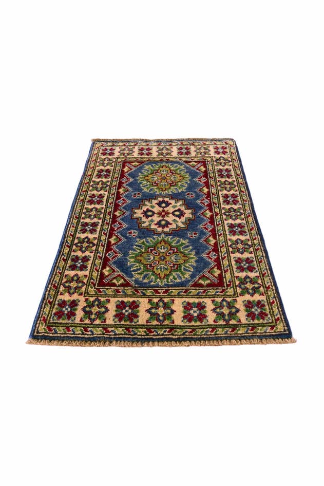 Detail image of 1' 11 x 3' 4 Hand Knotted Kazak Rug