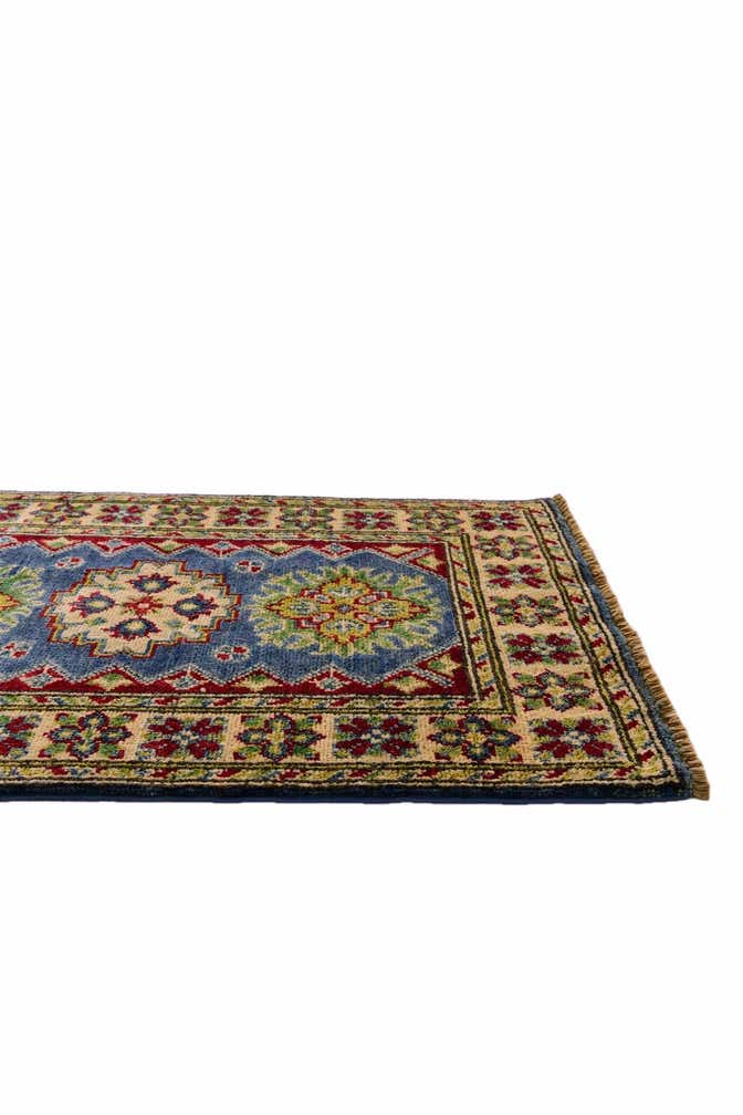 1' 11 x 3' 4 Hand Knotted Kazak Rug