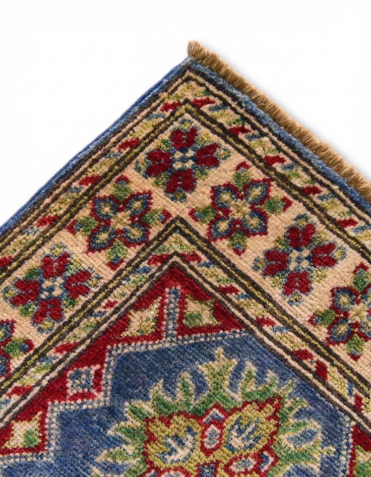 Detail image of 1' 11 x 3' 4 Hand Knotted Kazak Rug