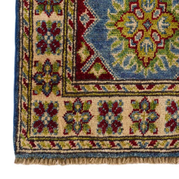 1' 11 x 3' 4 Hand Knotted Kazak Rug