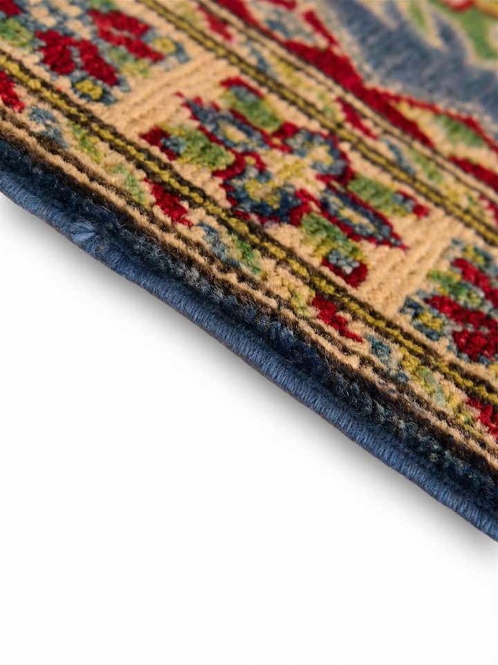1' 11 x 3' 4 Hand Knotted Kazak Rug