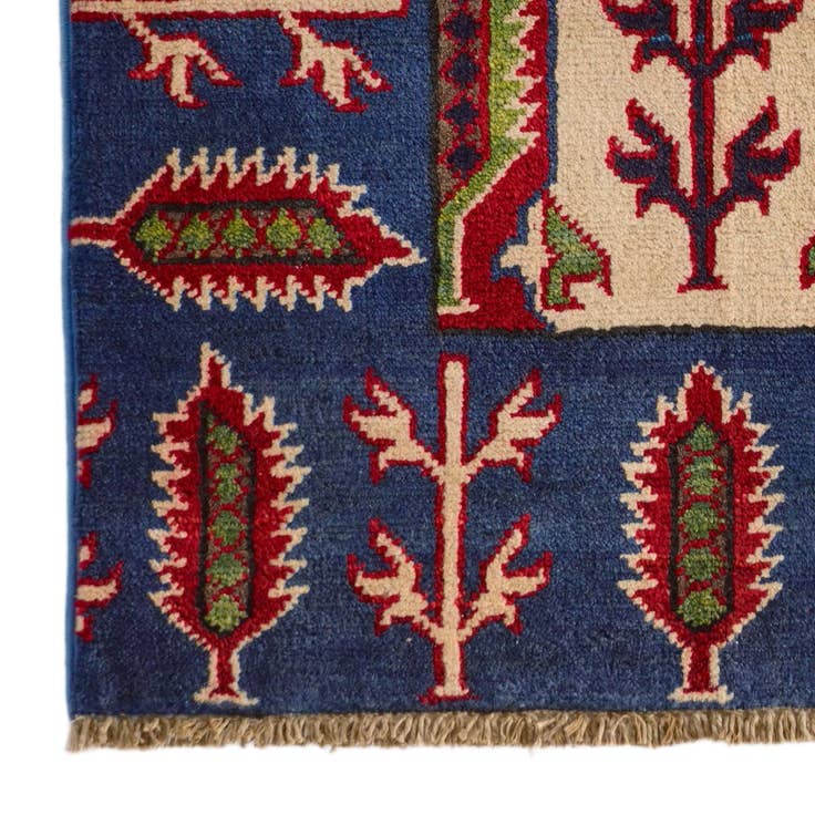 Detail image of 2' 1 x 3' Hand Knotted Kazak Rug