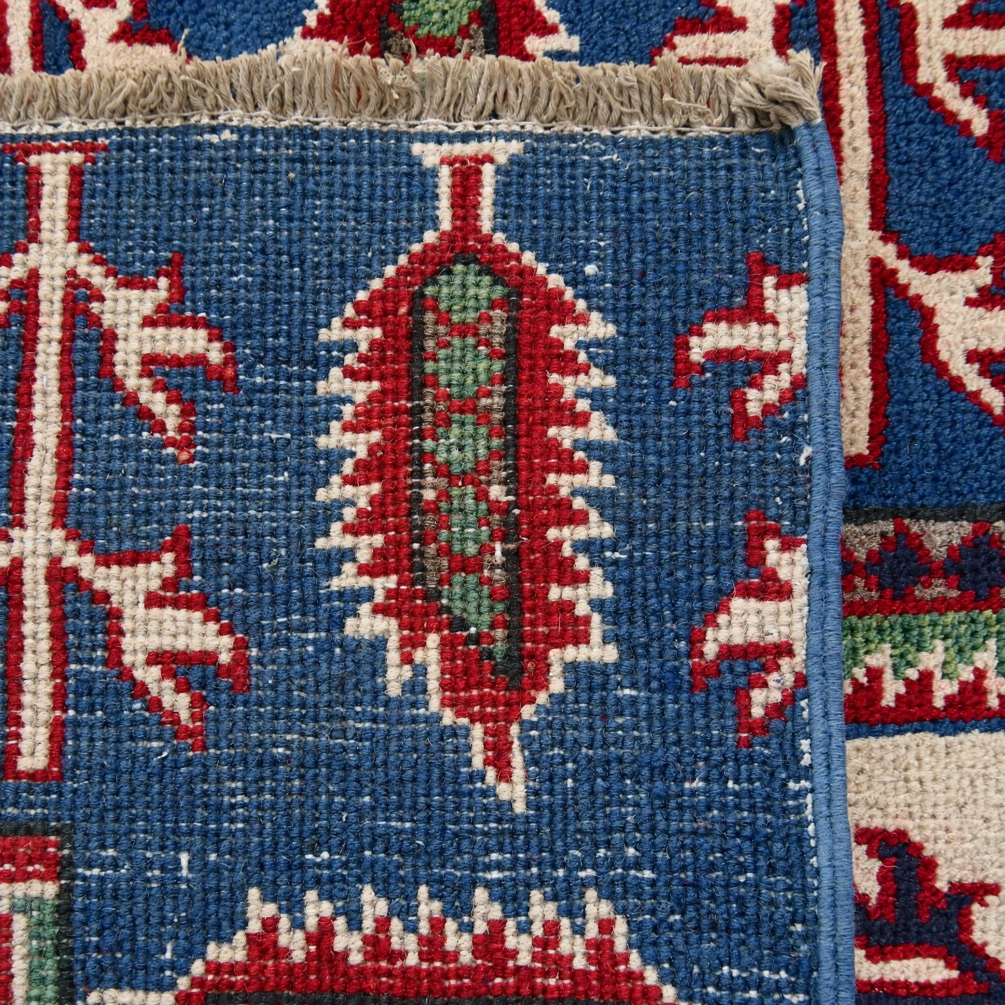 65cm x 90cm Hand Knotted Kazak Rug