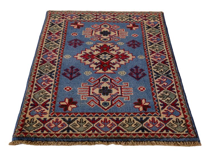 Detail image of 2' x 2' 11 Hand Knotted Kazak Rug