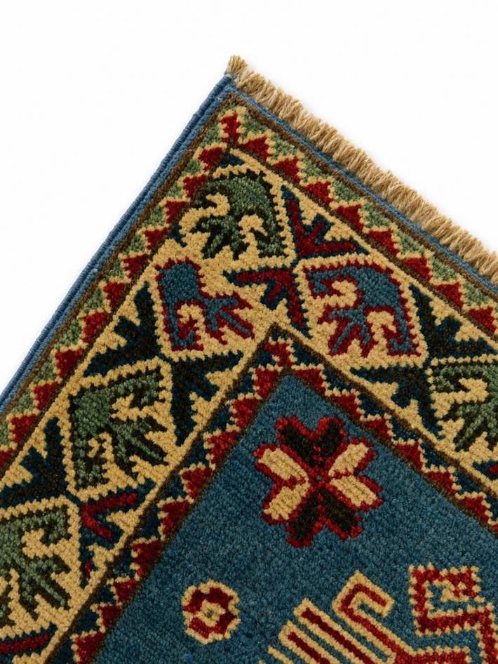 Detail image of 2' x 2' 11 Hand Knotted Kazak Rug