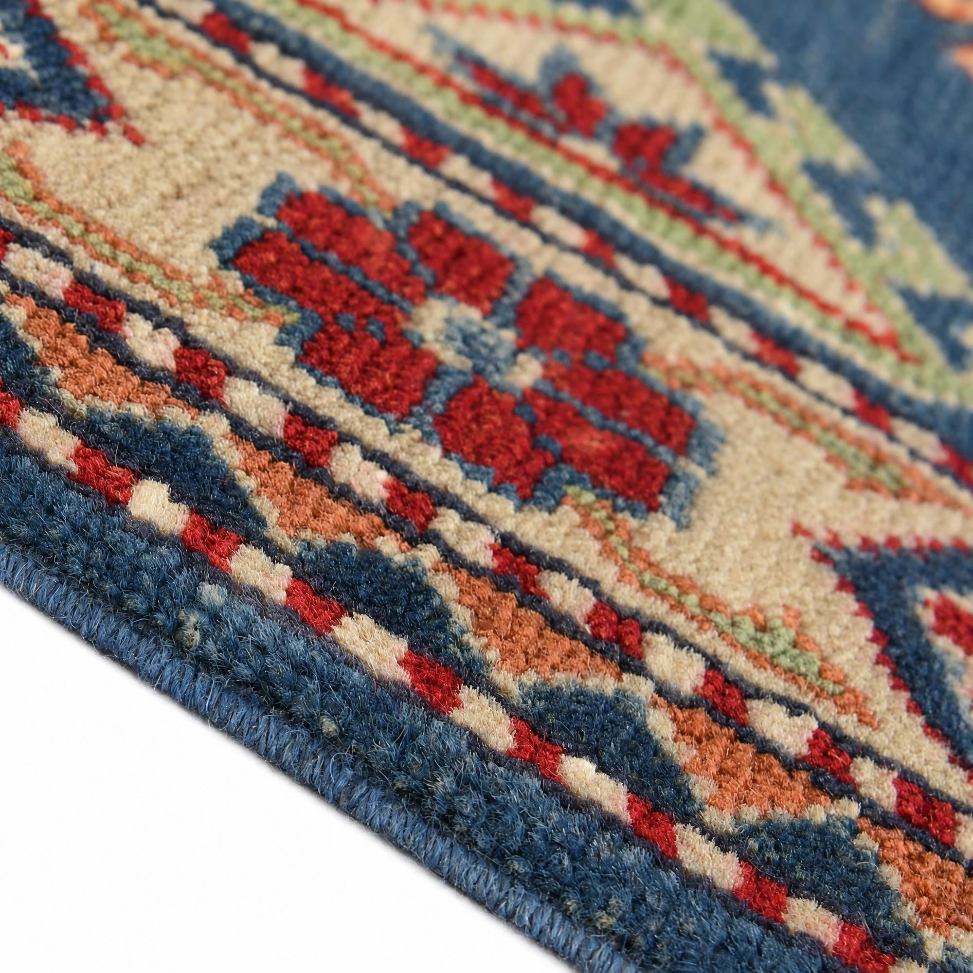 60cm x 90cm Hand Knotted Kazak Rug