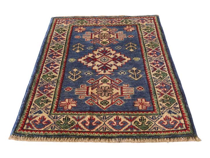 2' x 3' 2 Hand Knotted Kazak Rug