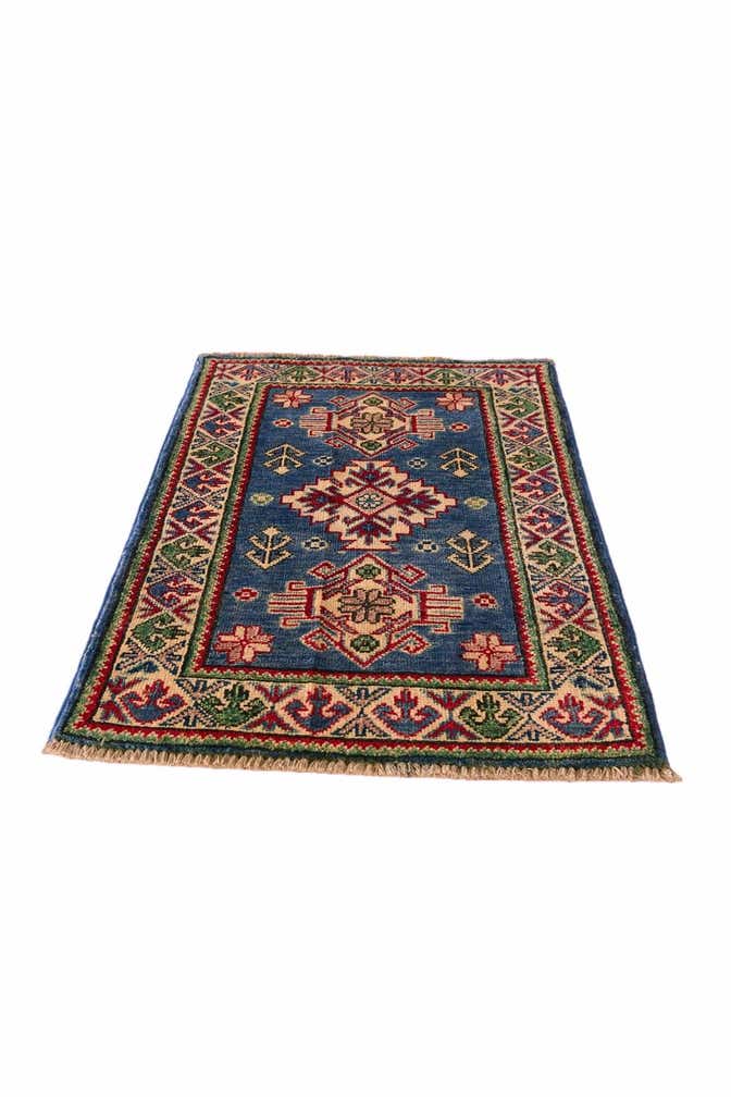 2' x 3' 2 Hand Knotted Kazak Rug