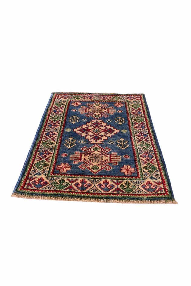 Detail image of 2' x 3' 2 Hand Knotted Kazak Rug
