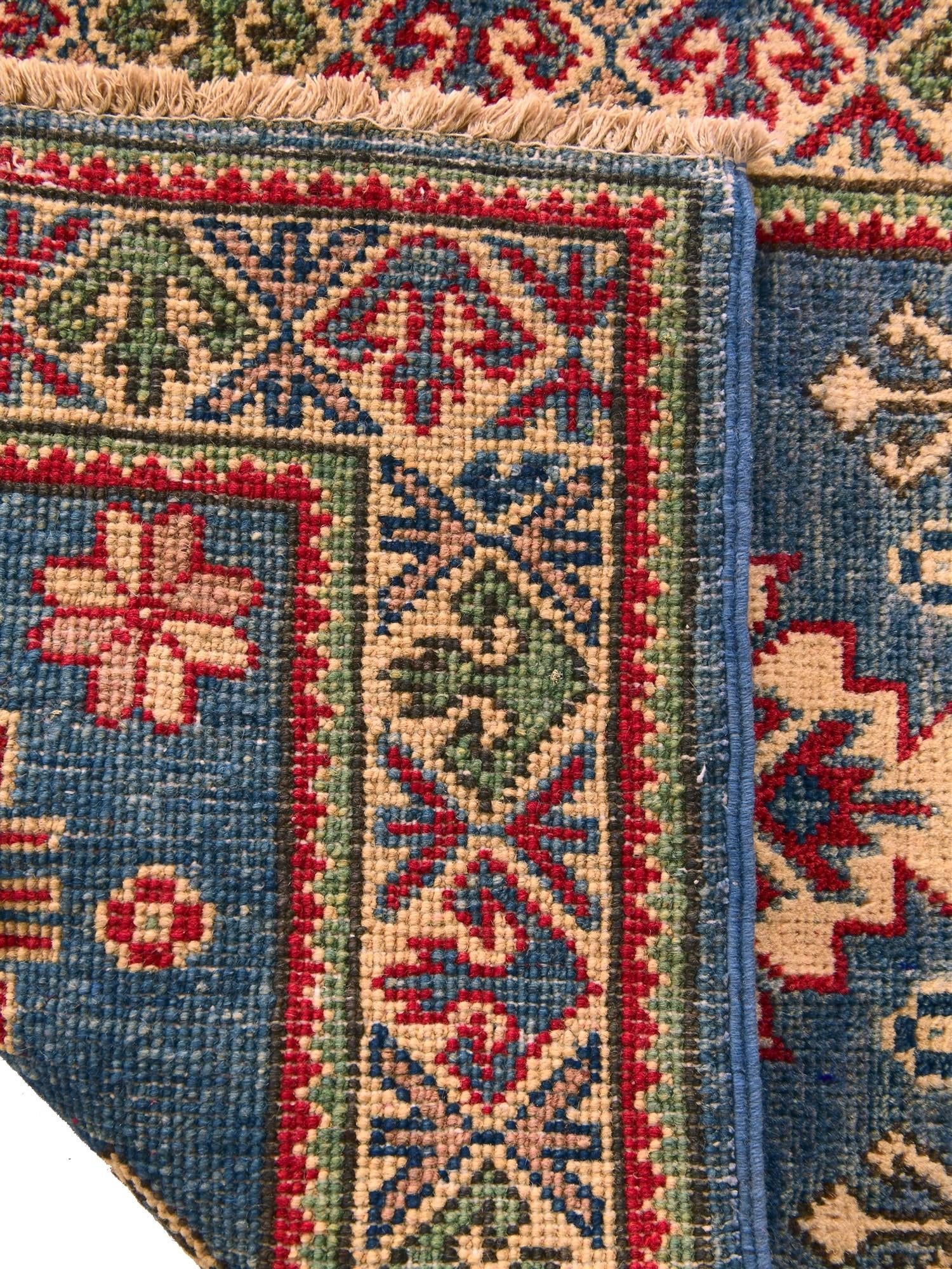 2' x 3' 2 Hand Knotted Kazak Rug