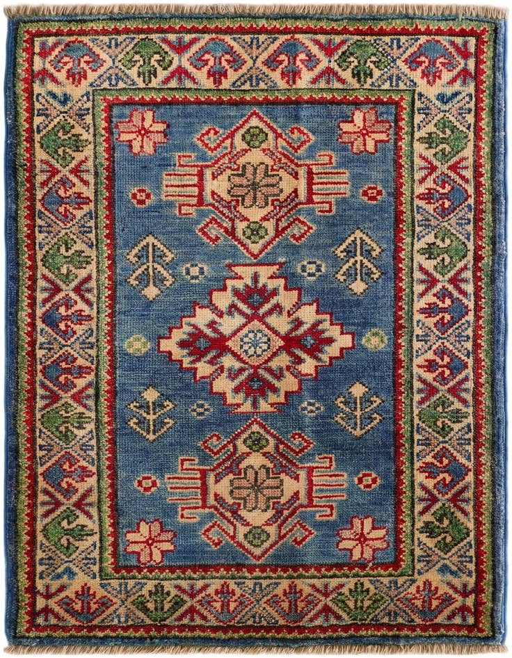 Detail image of 2' x 3' 2 Hand Knotted Kazak Rug