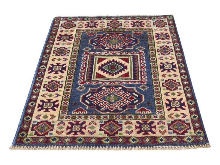 Detail image of 2' x 2' 11 Hand Knotted Kazak Rug