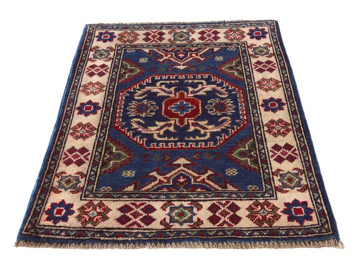 2' 1 x 2' 11 Hand Knotted Kazak Rug