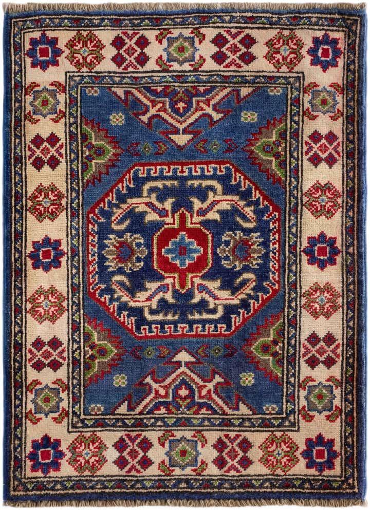 2' 1 x 2' 11 Hand Knotted Kazak Rug
