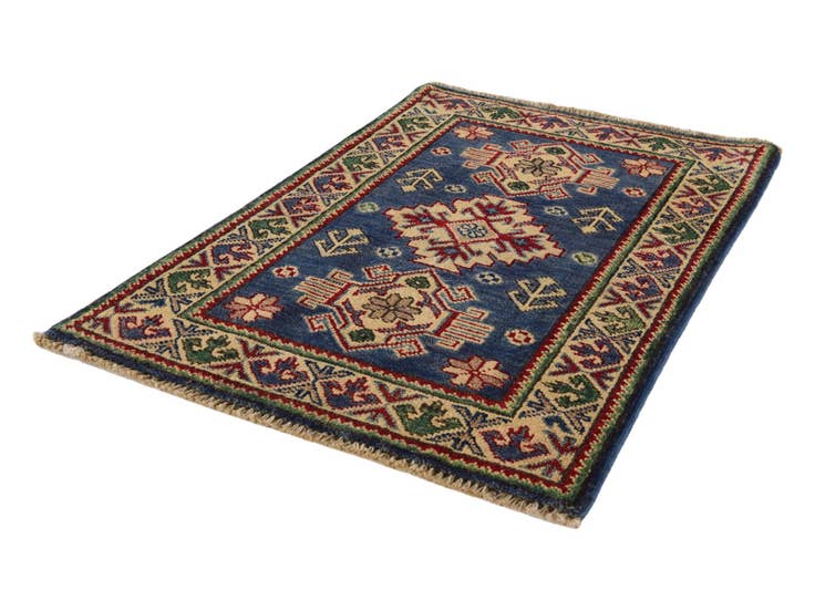 Detail image of 1' 11 x 2' 11 Hand Knotted Kazak Rug