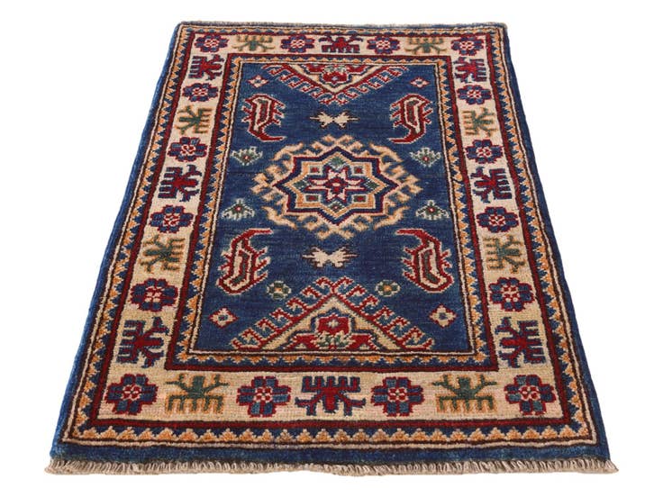 Detail image of 1' 10 x 3' 2 Hand Knotted Kazak Rug