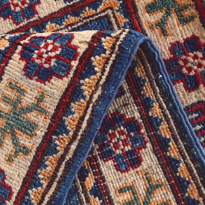 1' 10 x 3' 2 Hand Knotted Kazak Rug