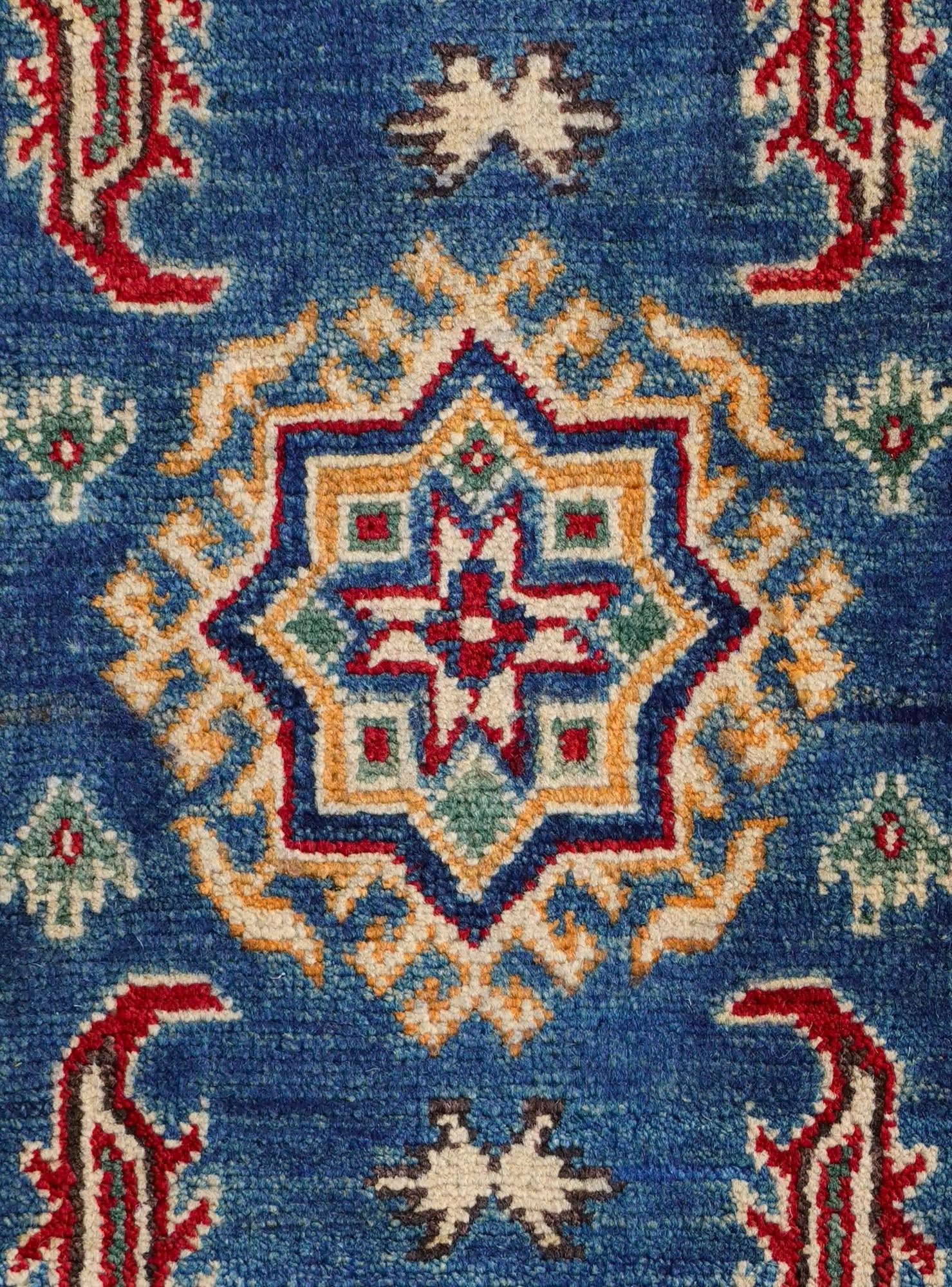1' 10 x 3' 2 Hand Knotted Kazak Rug