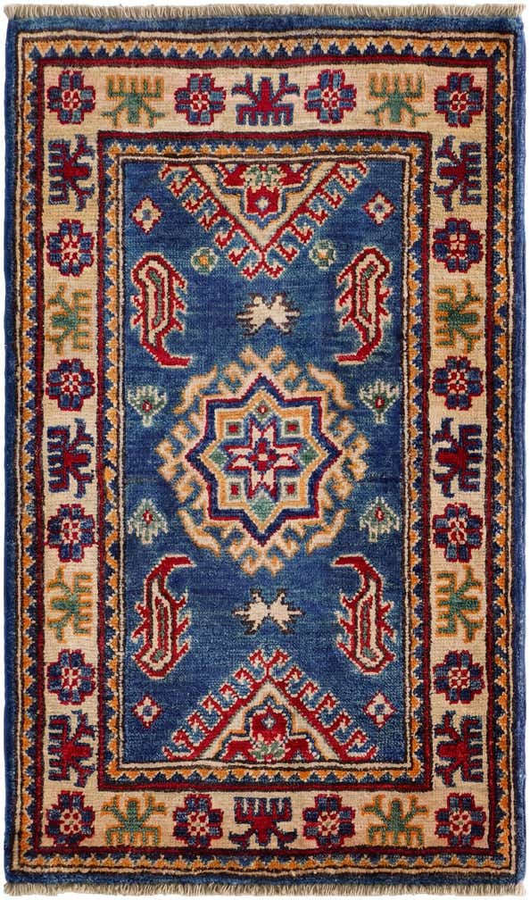 1' 10 x 3' 2 Hand Knotted Kazak Rug