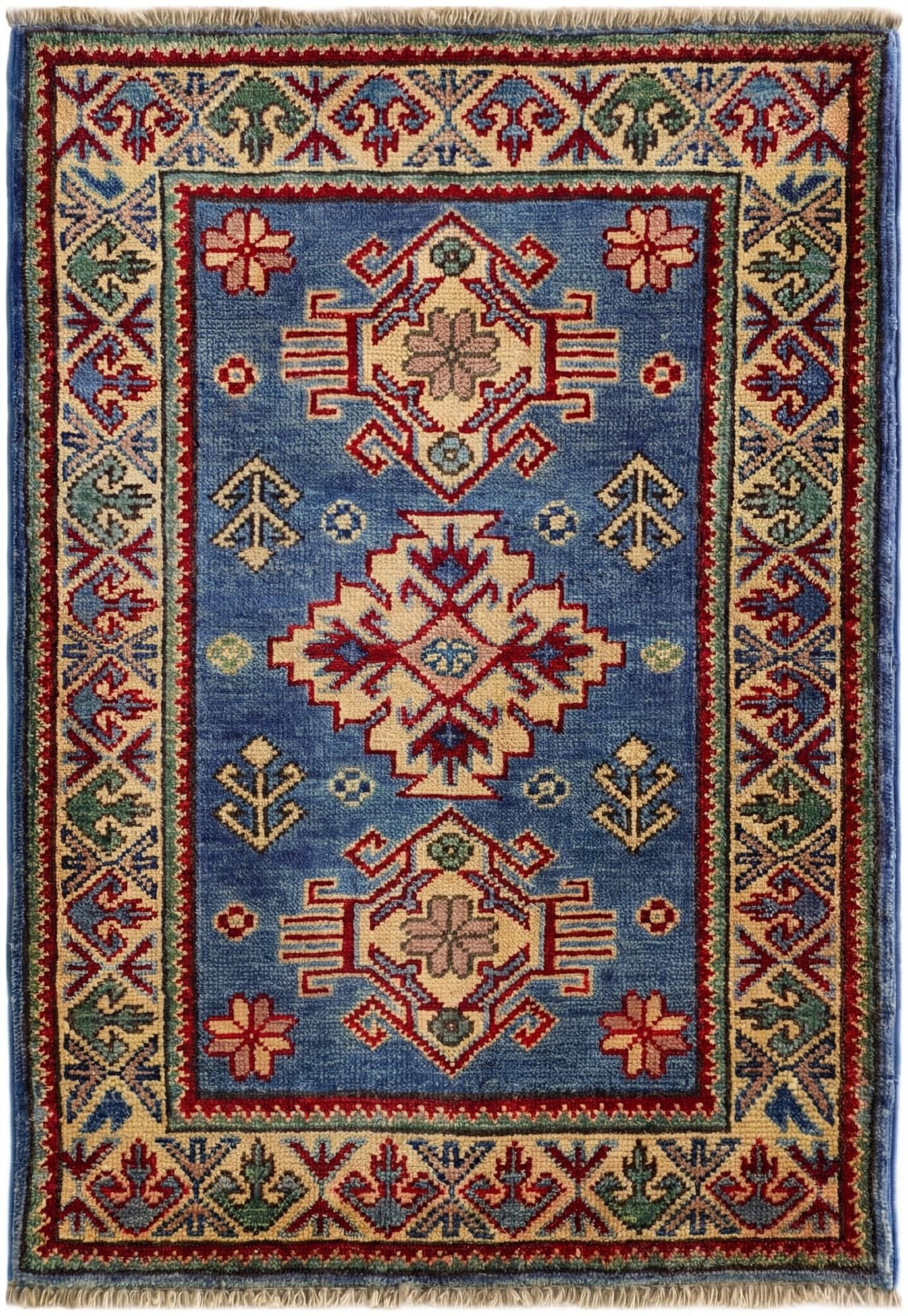 2' 1 x 3' 1 Hand Knotted Kazak Rug