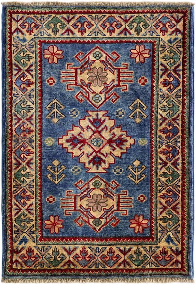 Detail image of 2' 1 x 3' 1 Hand Knotted Kazak Rug