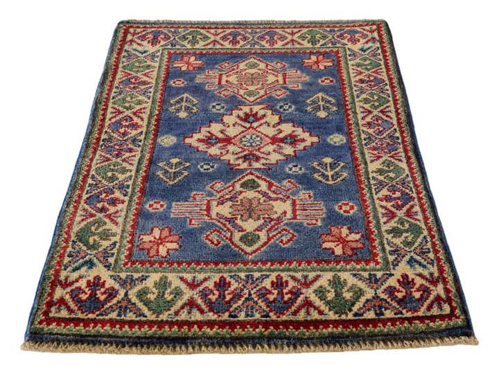 2' x 2' 11 Hand Knotted Kazak Rug