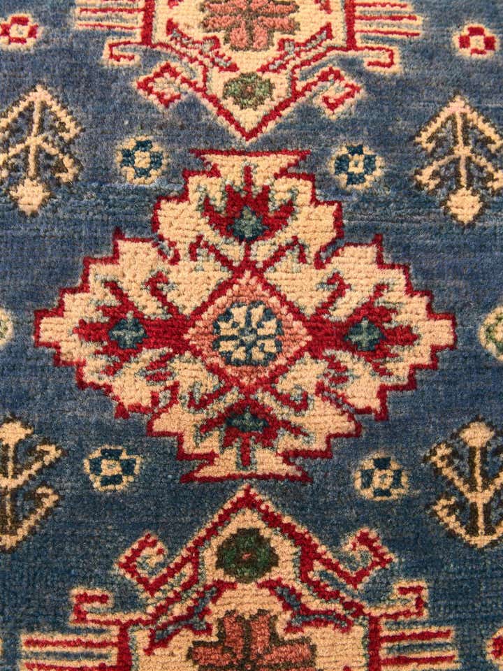 2' x 2' 11 Hand Knotted Kazak Rug