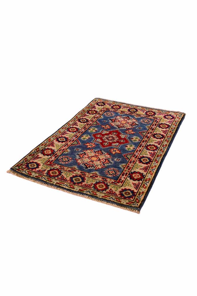 2' x 3' Hand Knotted Kazak Rug