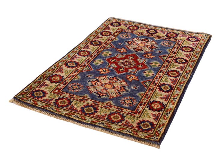 Detail image of 2' x 3' Hand Knotted Kazak Rug