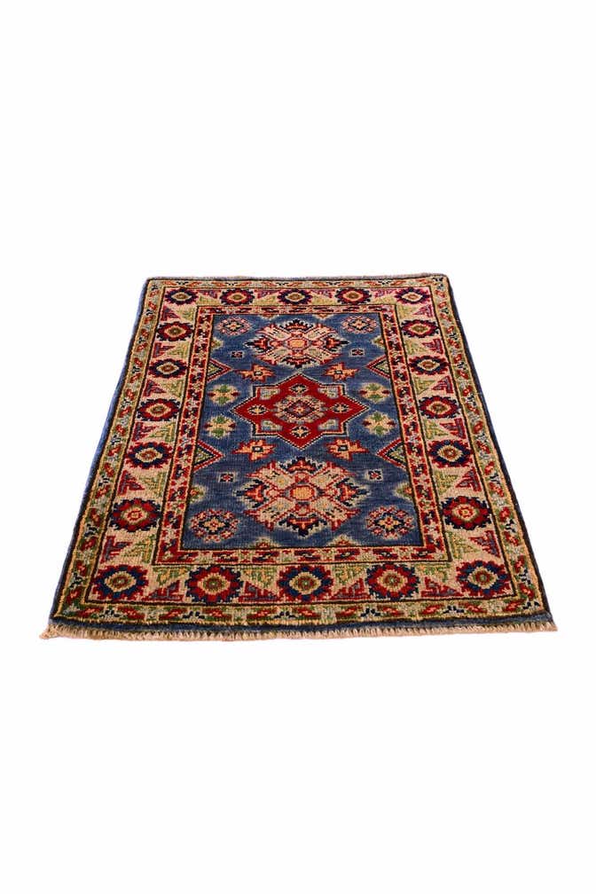 2' x 3' Hand Knotted Kazak Rug