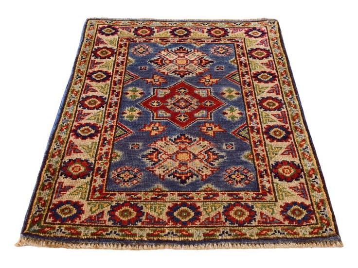 Detail image of 2' x 3' Hand Knotted Kazak Rug