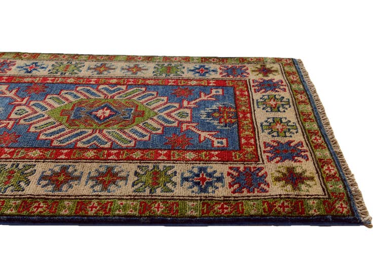 Detail image of 2' x 3' 1 Hand Knotted Kazak Rug